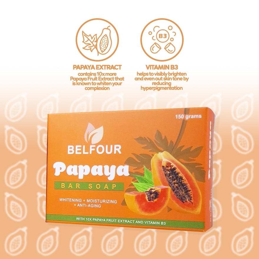 BELFOUR Papaya Bar Soap 150g