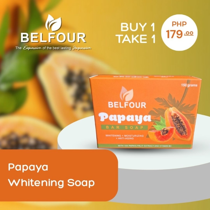 BELFOUR Papaya Bar Soap 150g image