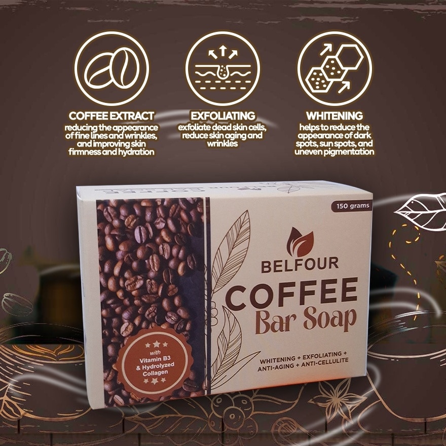 BELFOUR Coffee Bar Soap 150g image