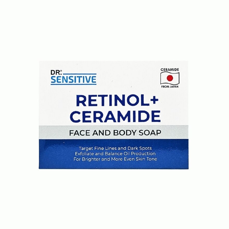 DR SENSITIVE Retinol Plus Ceramide Face And Body Soap 120g