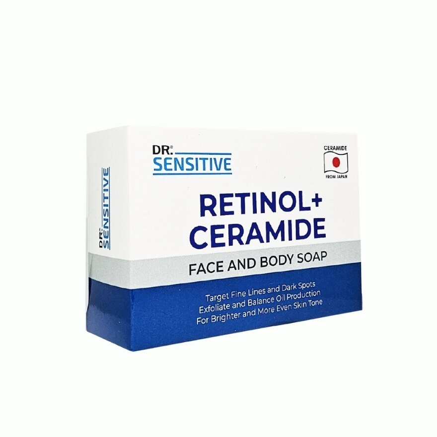 DR SENSITIVE Retinol Plus Ceramide Face And Body Soap 120g