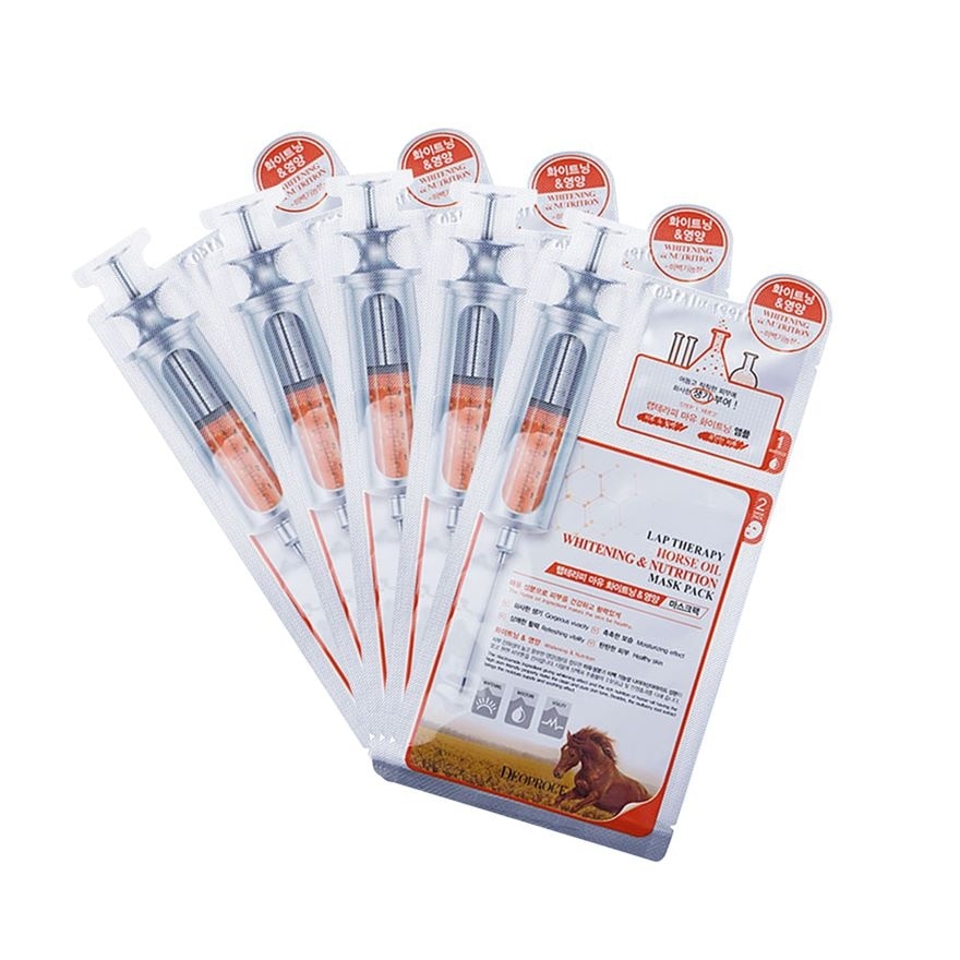 DEOPROCE Lap Therapy Horse Oil Whitening & Nutrition Mask Pack 25g