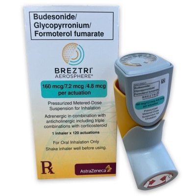 BREZTRI BREZTRI Aerosphere 160/7.2/4.8Mcgpmdi 1s [PRESCRIPTION REQUIRED]