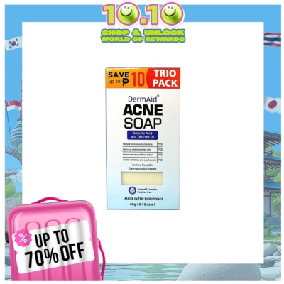 DERMAID DERMAID Acne Soap Trio Pack 60g 3s