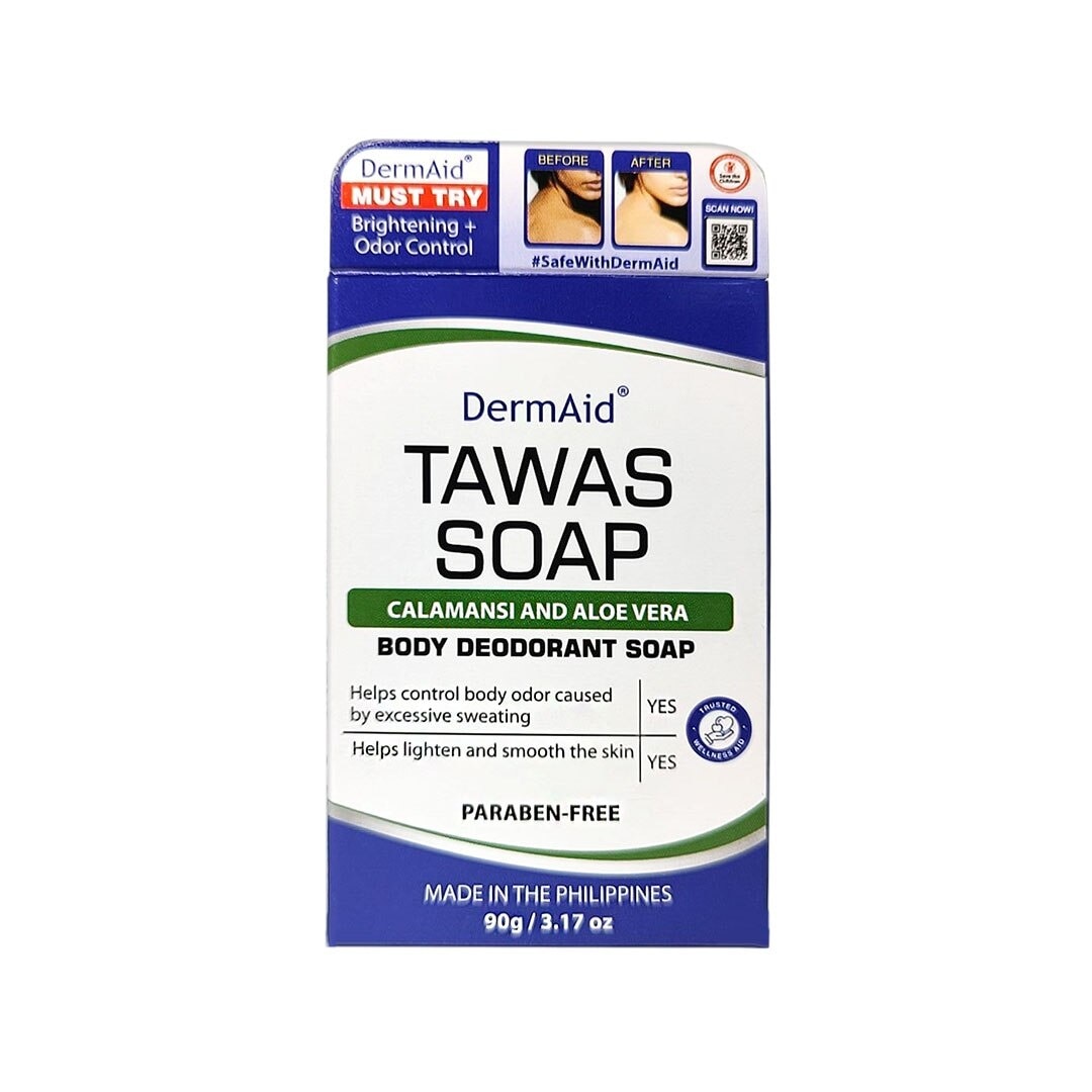 DERMAID Tawas Calamansi Plus Aloe Vera Soap 90g