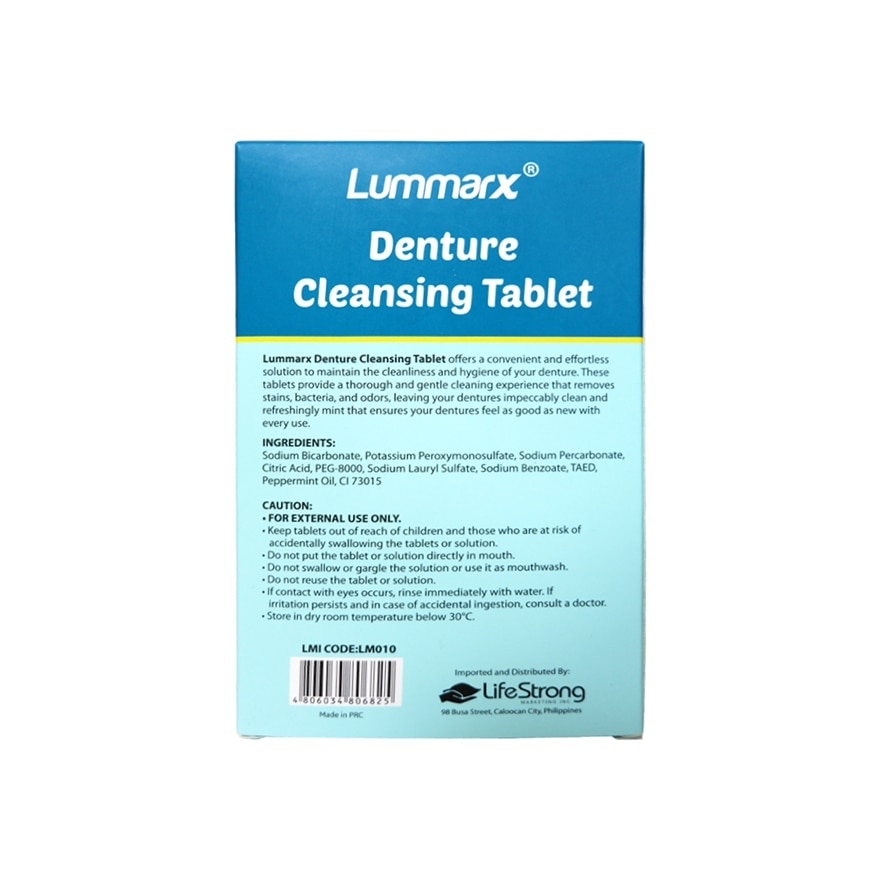 LUMMARX Denture Cleansing Tablet 30s