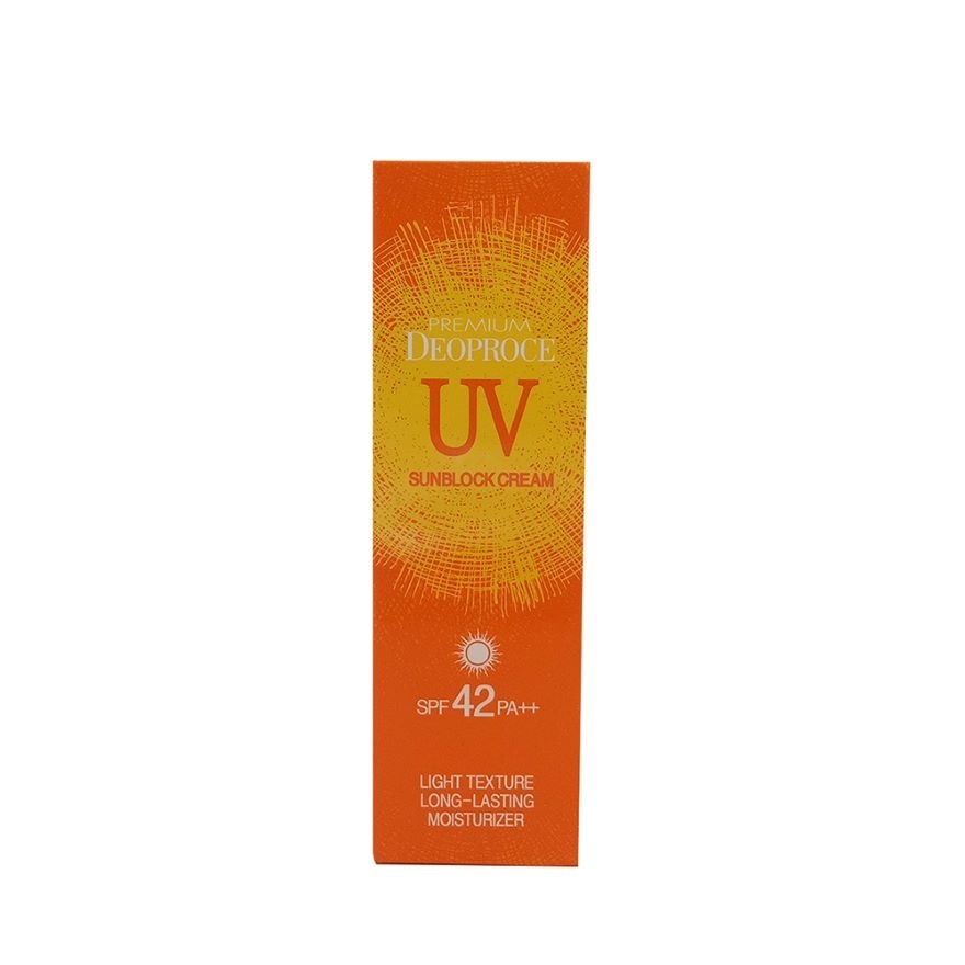 DEOPROCE UV Sunblock Cream SPF42 PA++ 100g