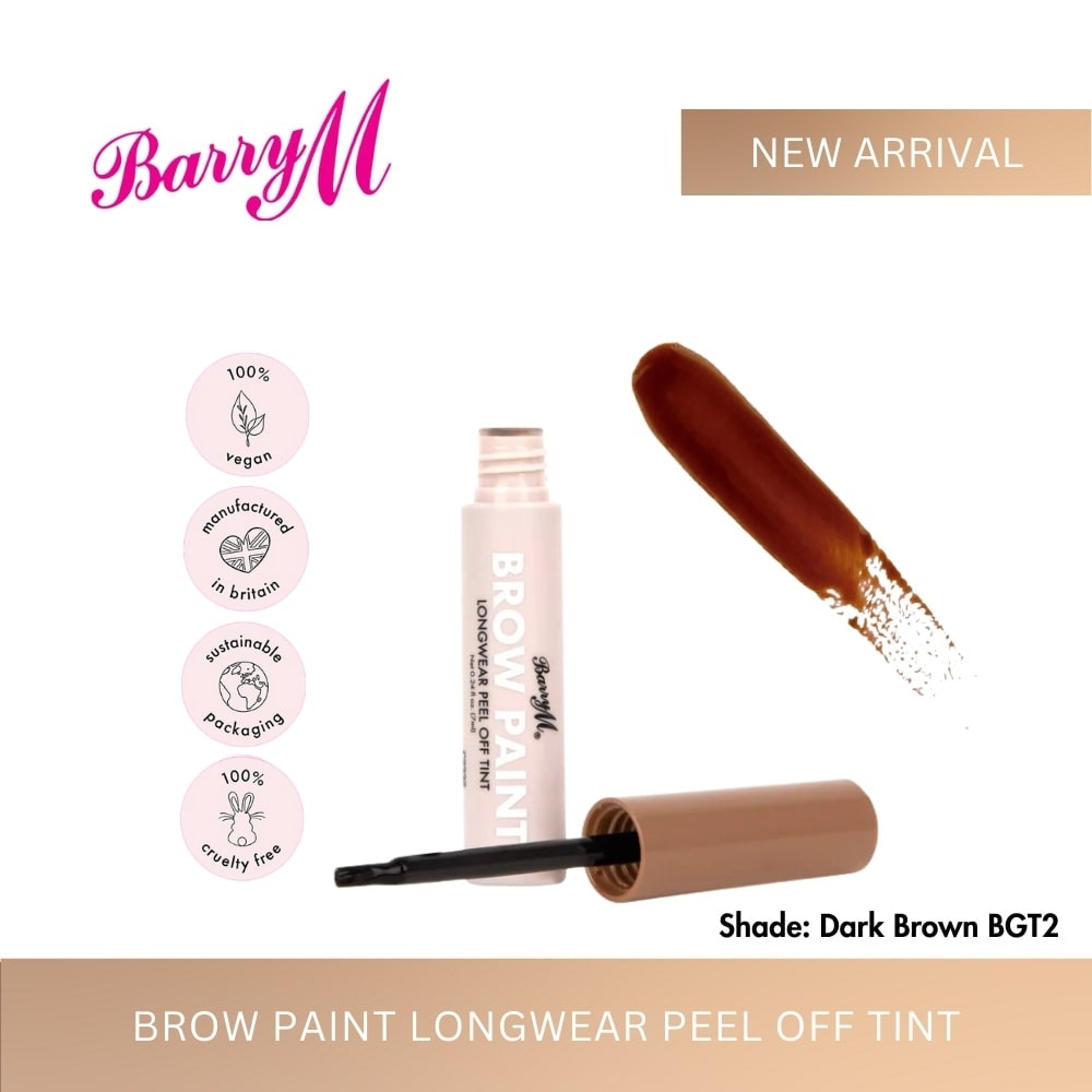 BARRY M Brow Paint Longwear Off Tint Dark Brown