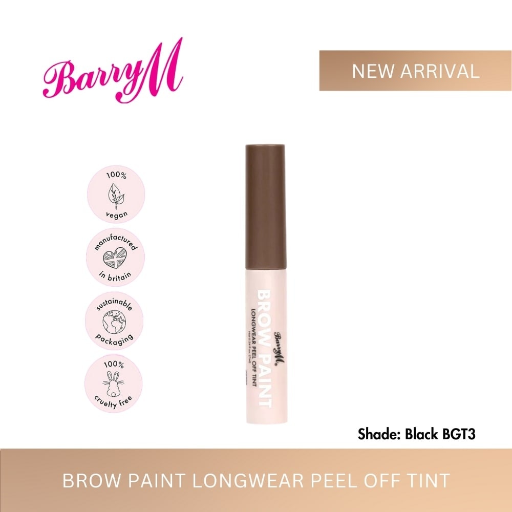 BARRY M Brow Paint Longwear Off Tint Black