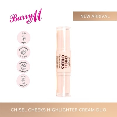 BARRY M BARRY M Chisel Cheeks Highlighter Cream Duo Gold Bronze