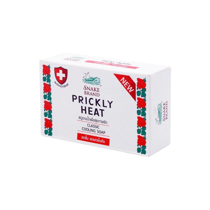 SNAKE BRAND Prickly Heat Classic Cooling Soap 100g