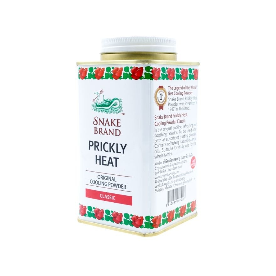 SNAKE BRAND Prickly Heat Original Cooling Powder Classic 140g