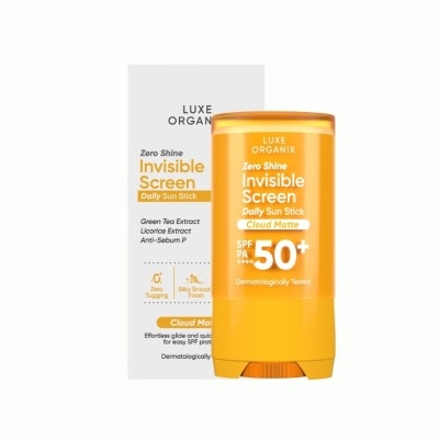 LUXE ORGANIX LUXE ORGANIX Zero Shine Invisible Screen Daily Sun Stick SPF 50 17g