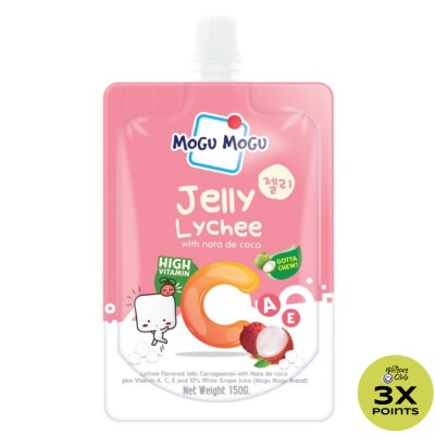 MOGU MOGU MOGU MOGU Jelly Lychee With Nata De Coco 150Ml