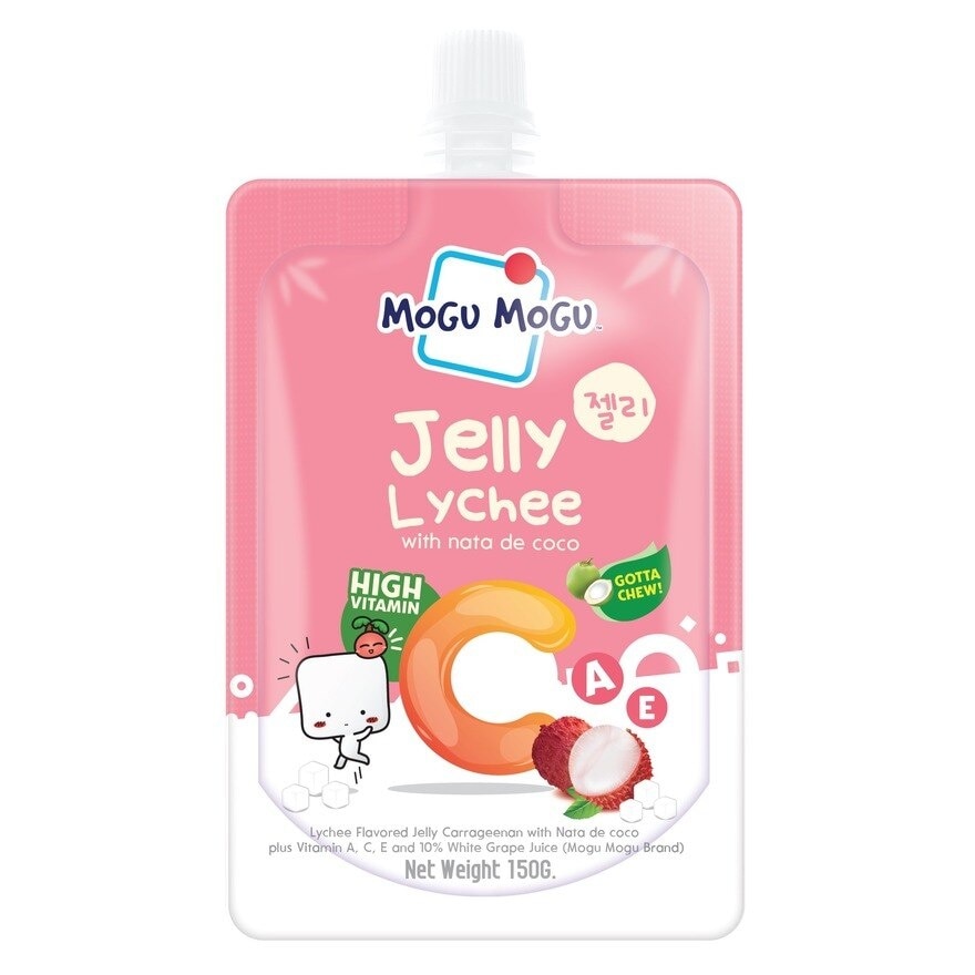 MOGU MOGU Jelly Lychee With Nata De Coco 150Ml