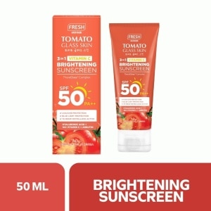 GWP FRESH Skinlab Tomato Glass Skin 3in1 Vitamin C Brightening Sunscreen SPF50 50ml