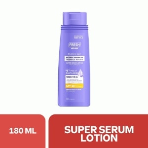 GWP FRESH Skinlab Blueberry Acai Retinol Advanced Wrinkle Repair Super Serum Lotion SPF60 180ml