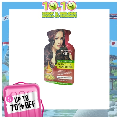 HAIRFIX HAIRFIX Hair Color Shampoo 35ml Vivid Burgundy
