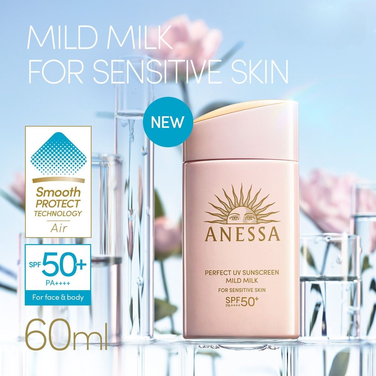 Perfect UV Sunscreen Mild Milk For Sensitive Skin - 60 ML