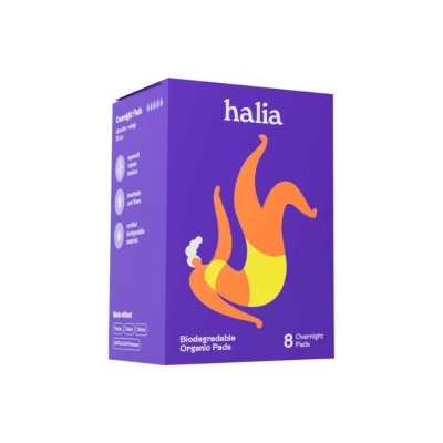 HALIA HALIA Biodegradable Organic Overnight Pads