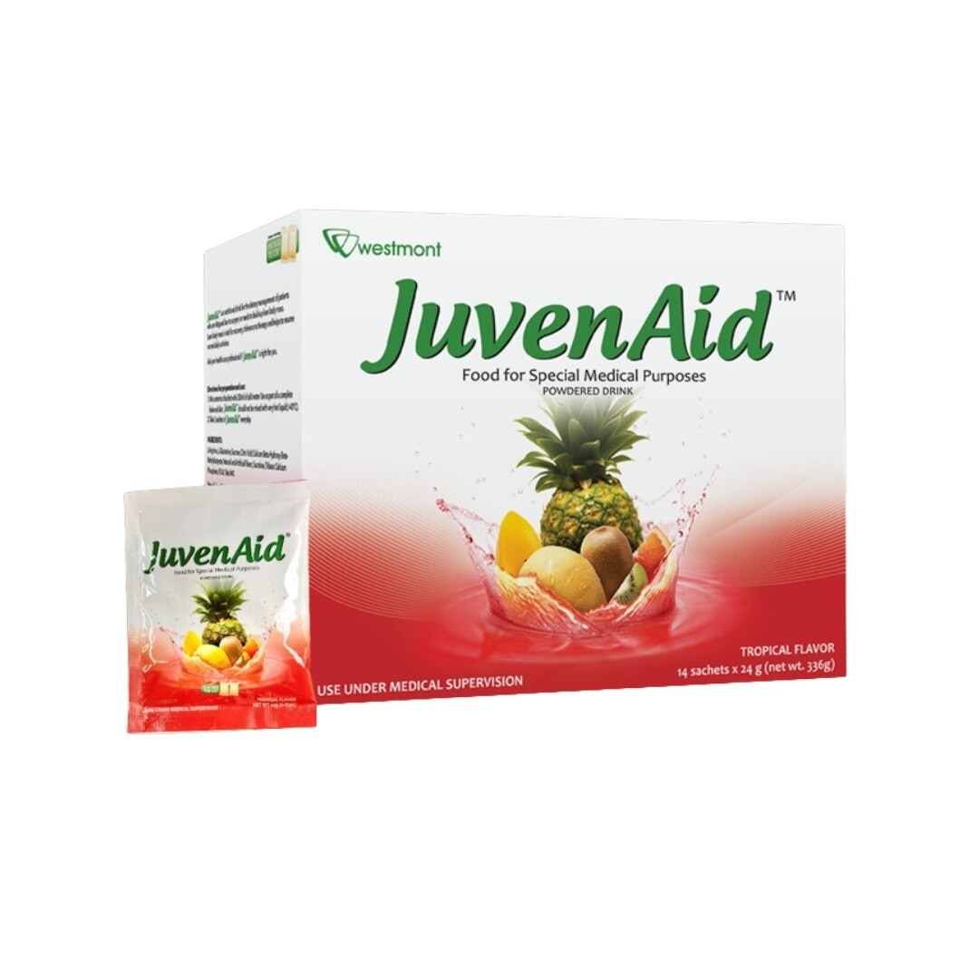 JUVEN AID Powdered Drink Orange Flavor 24g 1 Sachet