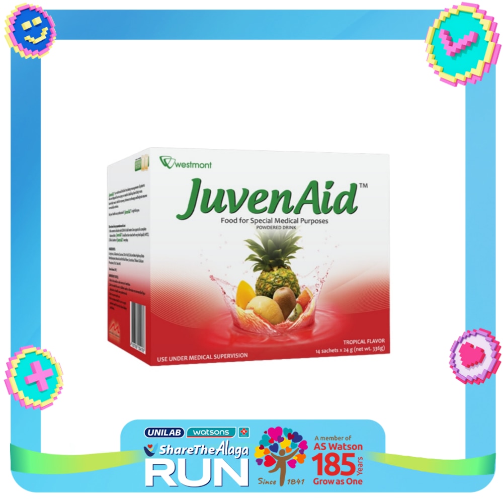 JUVEN AID Powdered Drink Tropical Flavor 24g 1 Sachet