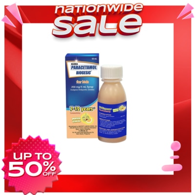 BIOGESIC BIOGESIC MLN 250mg Syrup 1 Bottle 60ml