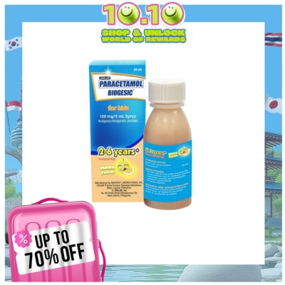 BIOGESIC BIOGESIC MLN 120mg Syrup 1 Bottle 60ml