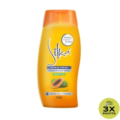 SILKA SILKA Papaya Fresh Body Wash 200ml