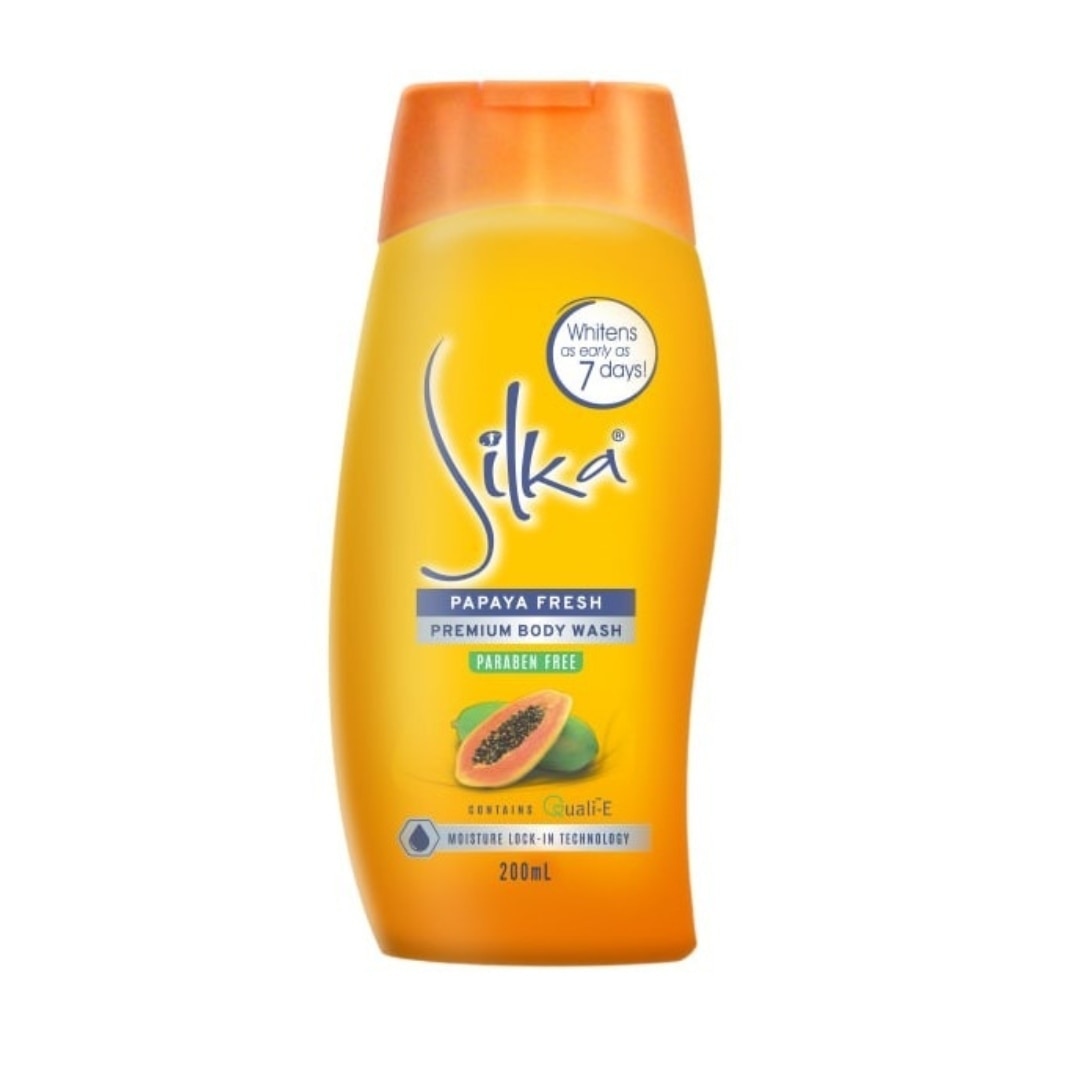 SILKA Papaya Fresh Body Wash 200ml