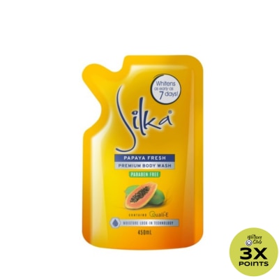 SILKA SILKA Papaya Fresh Body Wash 450ml