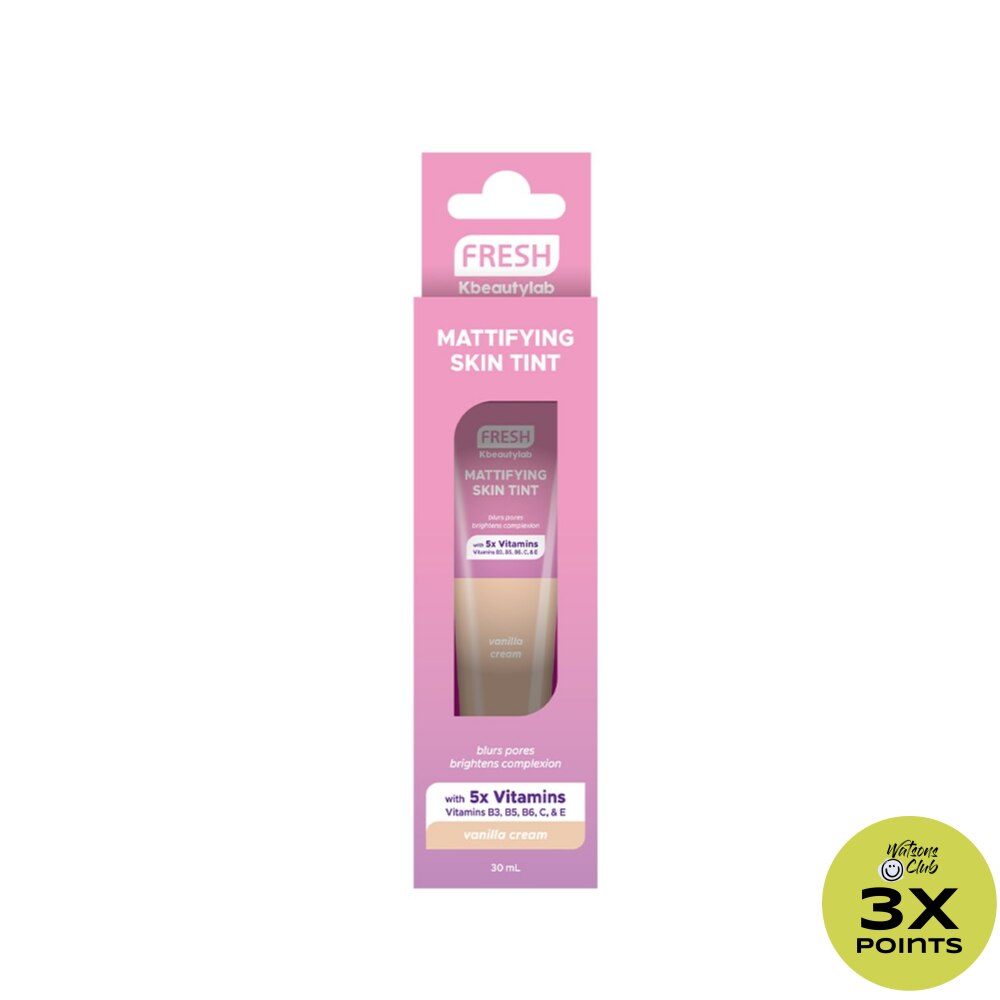 FRESH Kbeautylab Skin Mattifying Tint Vanilla Cream 30ml