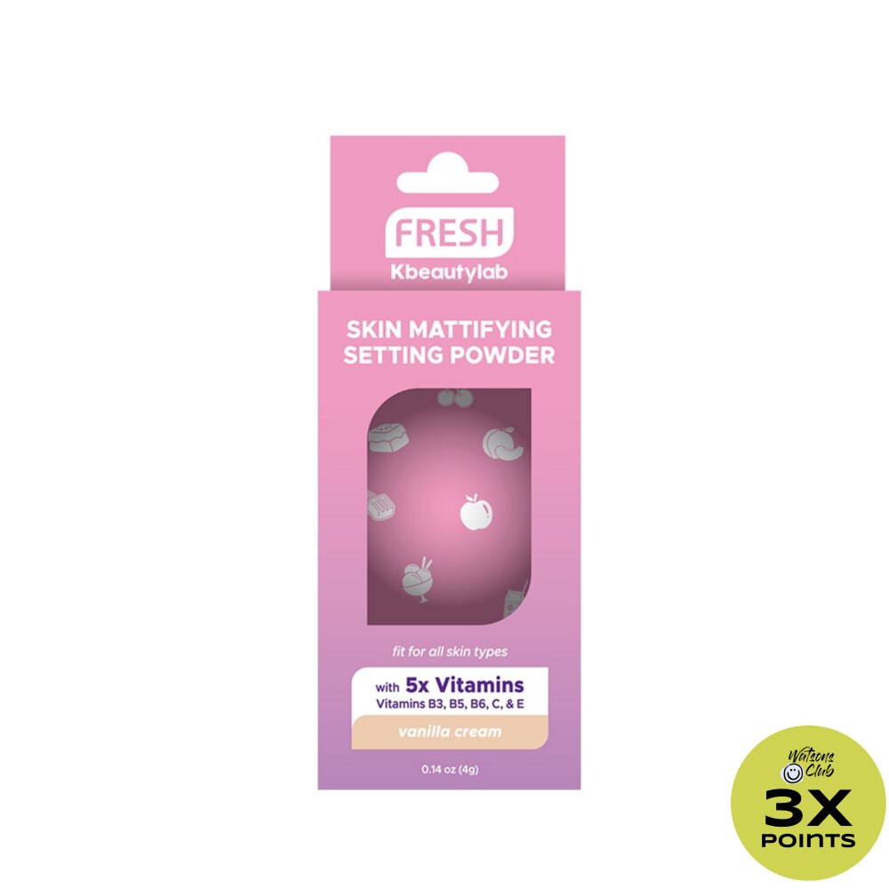 FRESH Kbeautylab Skin Mattifying Setting Powder Vanilla Cream 4g