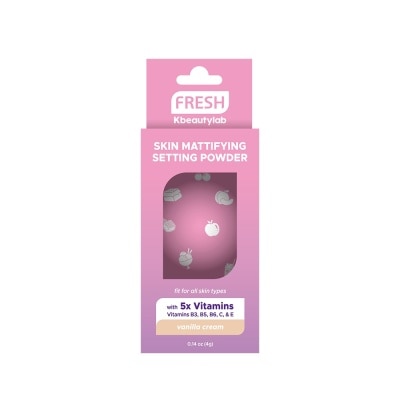 FRESH FRESH Kbeautylab Skin Mattifying Setting Powder Vanilla Cream 4g