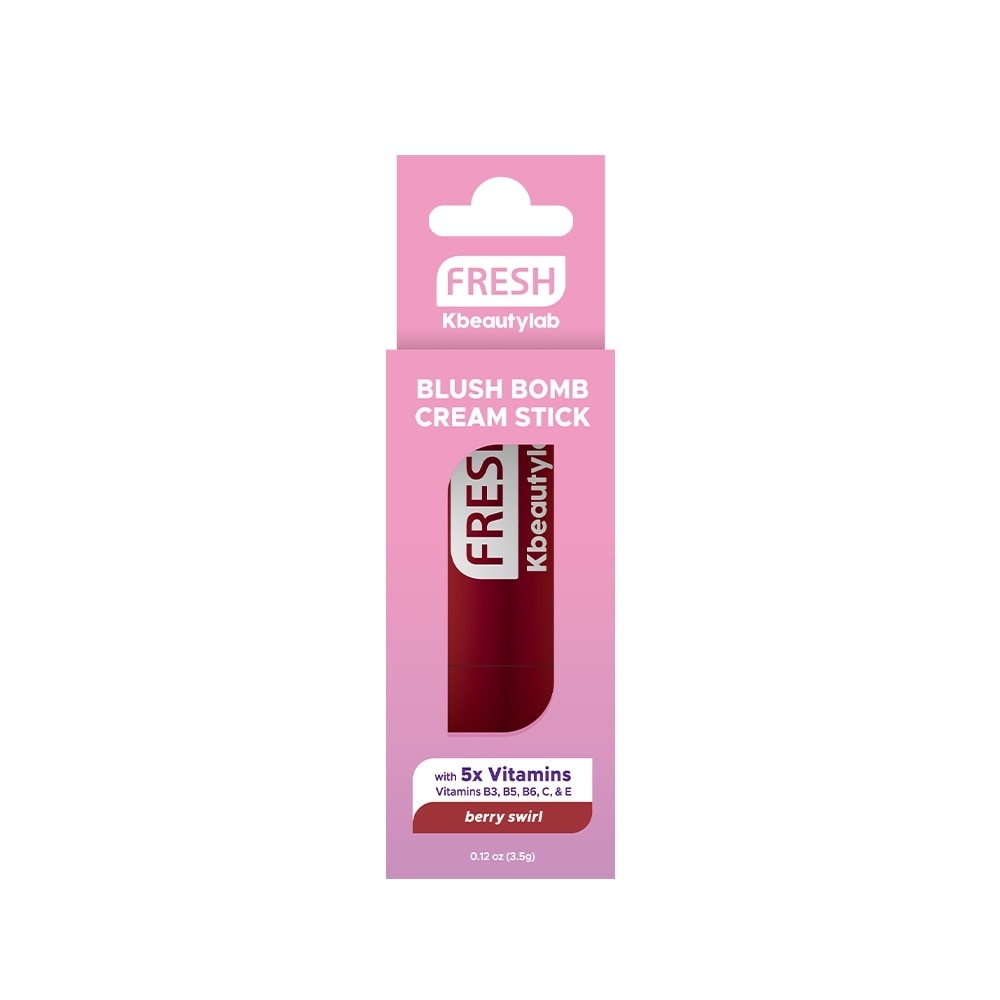 FRESH Kbeautylab Blush Bomb Creme Stick Berry Swirl 3.5g