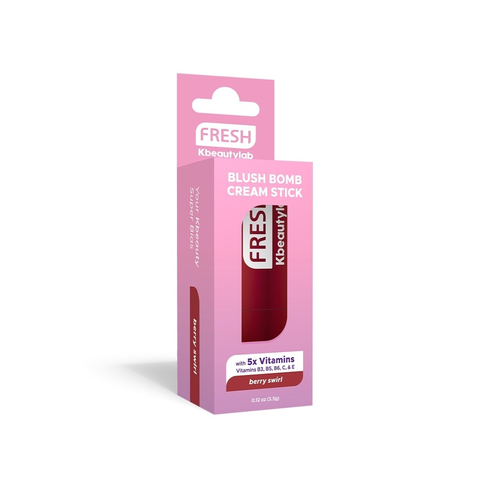 FRESH Kbeautylab Blush Bomb Creme Stick Berry Swirl 3.5g