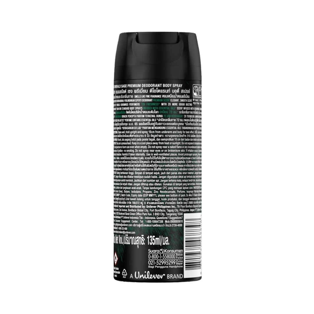 AXE Fine Fragrance Emerald Sage 135ml