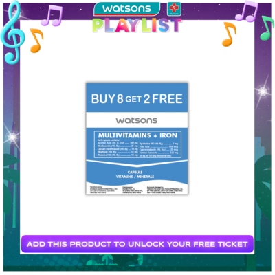 WATSONS GENERICS WATSONS Multivitamins + Iron 8 + 2 Capsules