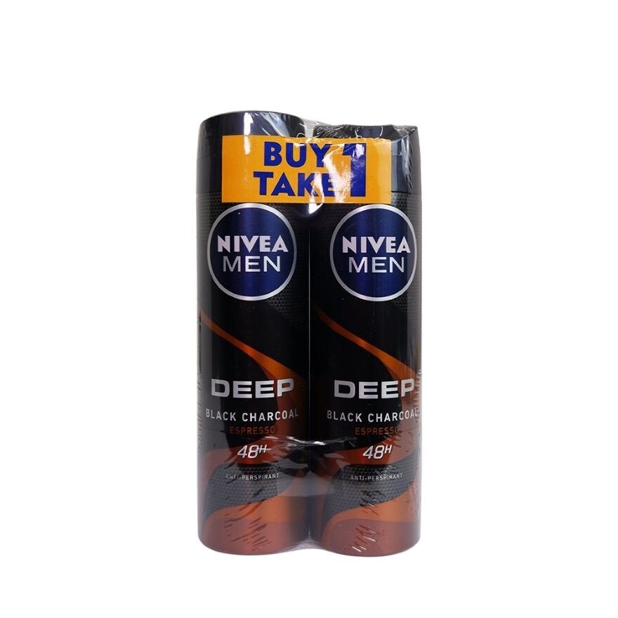 NIVEA Buy 1 Take 1 Men Deep Espresso Deodorant Spray 150ml