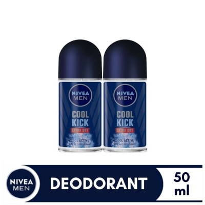 NIVEA NIVEA Buy 1 Take 1 Men Cool Kick Deodorant Roll On 50ml