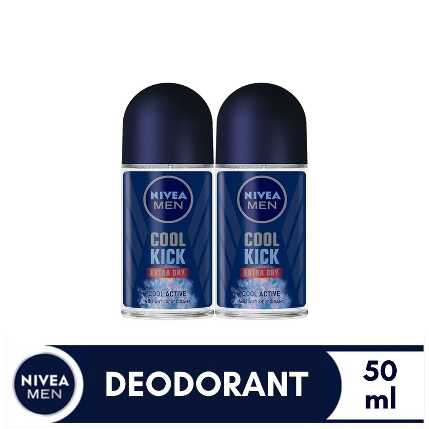 NIVEA Buy 1 Take 1 Men Cool Kick Deodorant Roll On 50ml