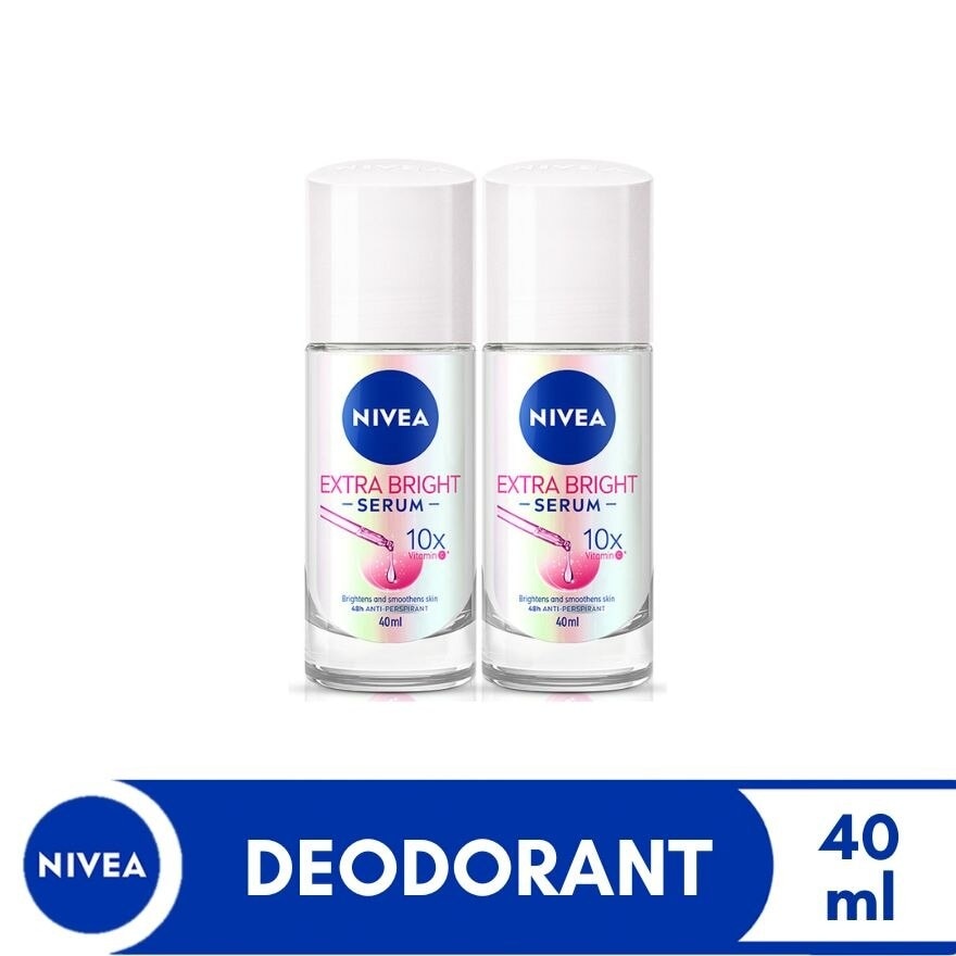 NIVEA Buy 1 Take 1 Extra Bright Serum Deodorant Roll-On 40ml