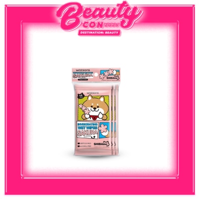 WATSONS Watsons Shiba Invigorating Wet Wipes Sakura Scented  10S X 3Pk
