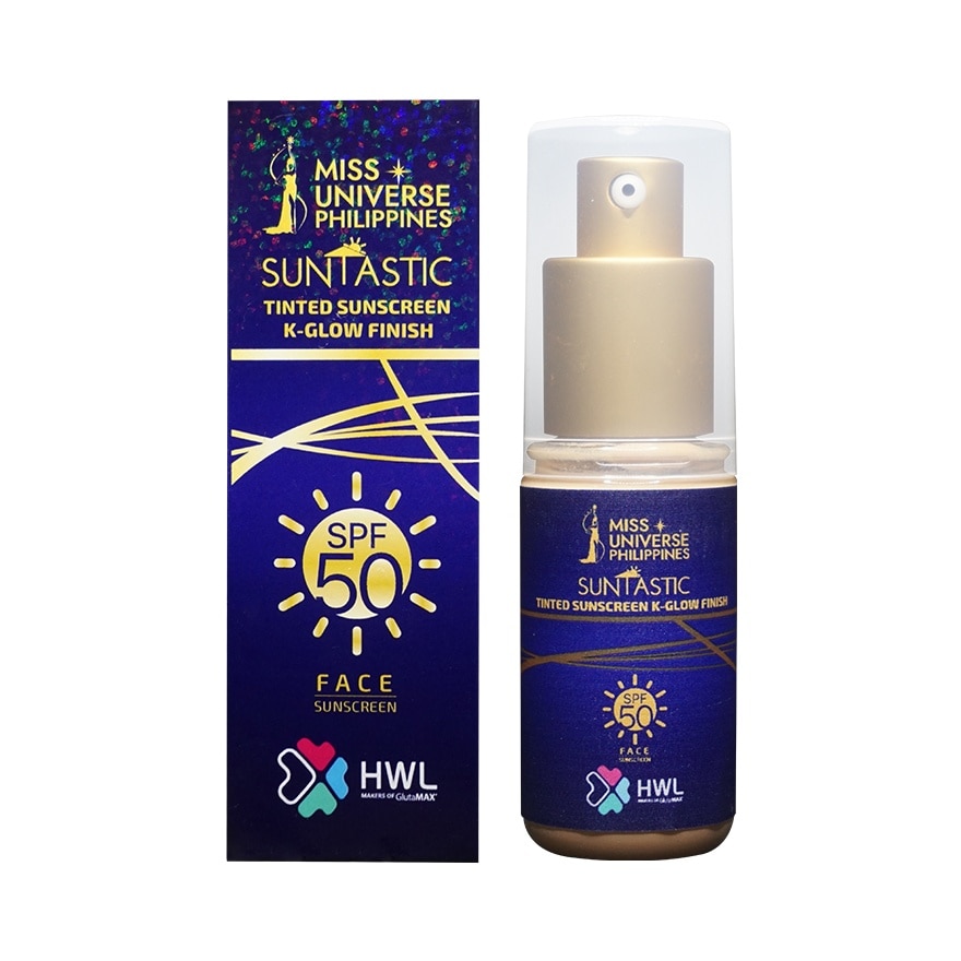 SUNTASTIC Miss Universe Tinted Sunscreen K-Glow Finish SPF50 30ml