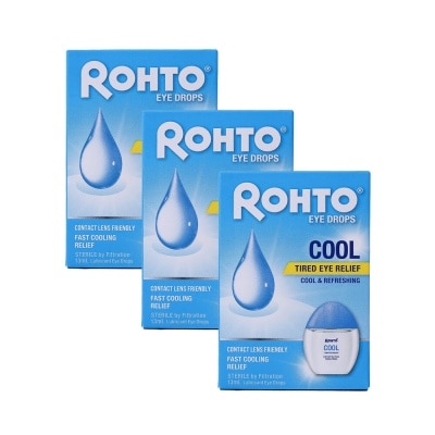 ROHTO Rohto Cool Eye Drops Triple Pack 13ml