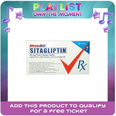 RITEMED - RITEMED Sitagliptin Ritemed 50mg 1 Tablet [PRESCRIPTION REQUIRED]