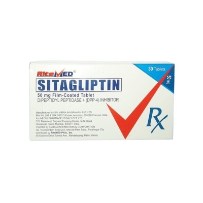 RITEMED RITEMED Sitagliptin Ritemed 50mg 1 Tablet [PRESCRIPTION REQUIRED]