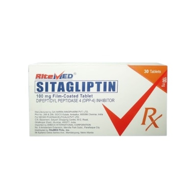 RITEMED RITEMED Sitagliptin 100mg 1 Tablet [PRESCRIPTION REQUIRED]
