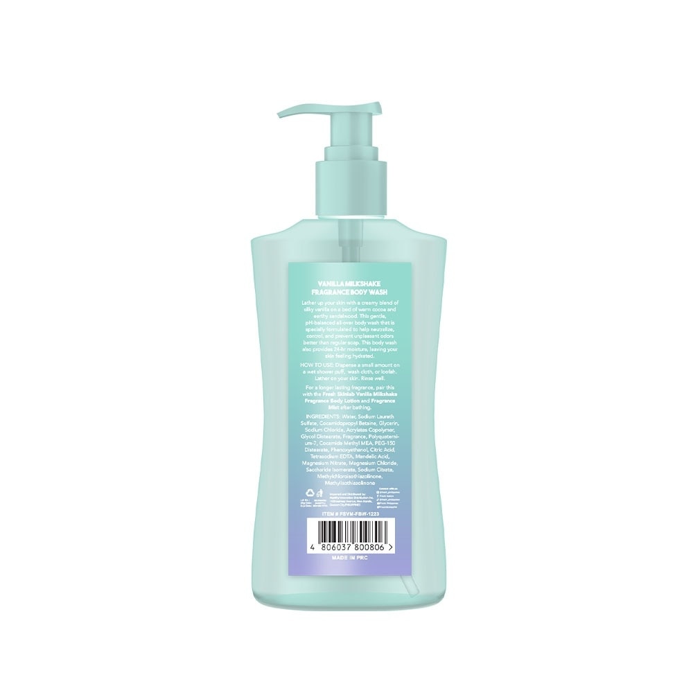 FRESH Skinlab Vanilla Milkshake Fragrance Body Wash 400ml