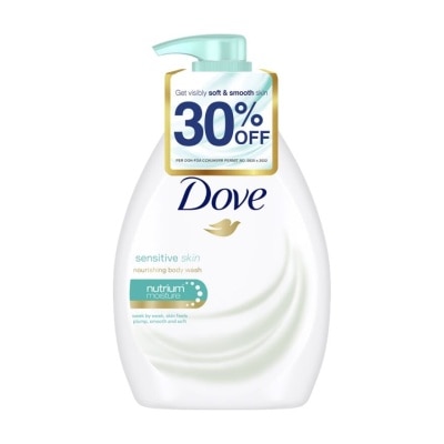 DOVE DOVE Sensitive Body Wash 1L 30 Percent Off